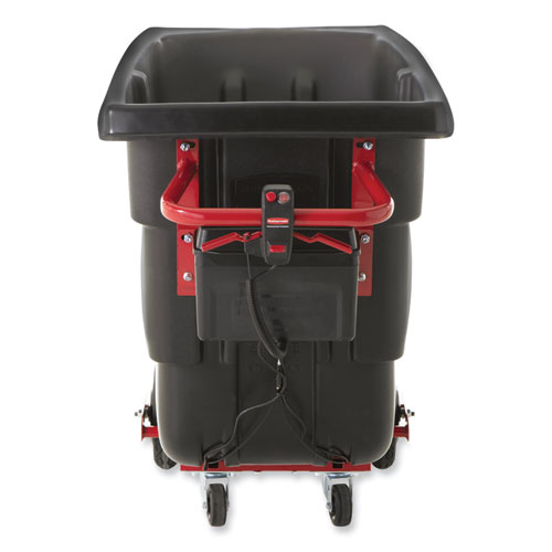 Picture of Motorized Roto Tilt Truck, 101 gal, 850 lb Capacity, Plastic, Black