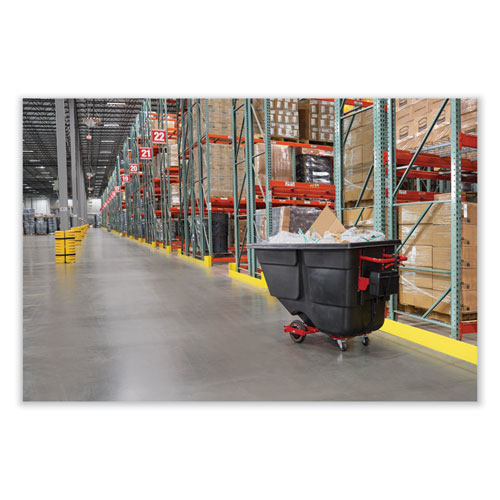 Picture of Motorized Roto Tilt Truck, 202 gal, 1,000 lb Capacity, Plastic, Black