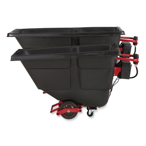 Picture of Motorized Roto Tilt Truck, 202 gal, 1,000 lb Capacity, Plastic, Black