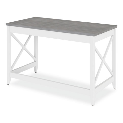 Picture of Farmhouse Writing Desk, 47.24" x 23.62" x 29.53", Gray