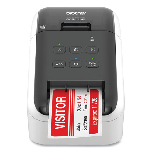 Picture of QL-810WC Ultra Fast Label Printer, 110 Labels/min Print Speed, 5 x 5.7 x 9.2