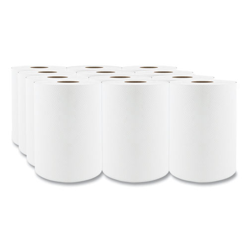 Picture of Select Roll Paper Towels, 1-Ply, 7.88" x 350 ft, White, 12 Rolls/Carton