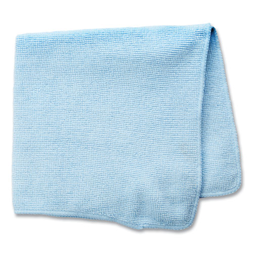 Picture of Microfiber Cleaning Cloths, 12 x 12, Blue, 24/Pack