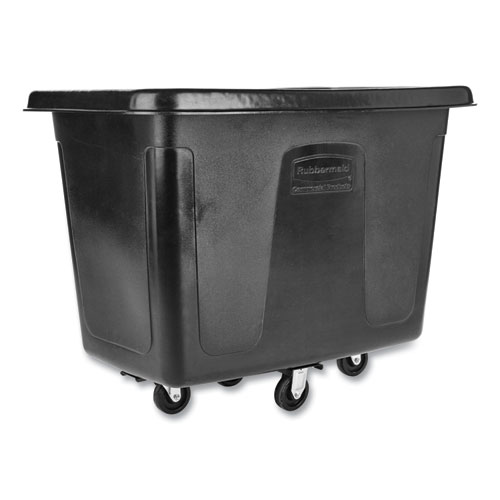 Picture of Cube Truck, 59 gal, 300 lb Capacity, Plastic, Black