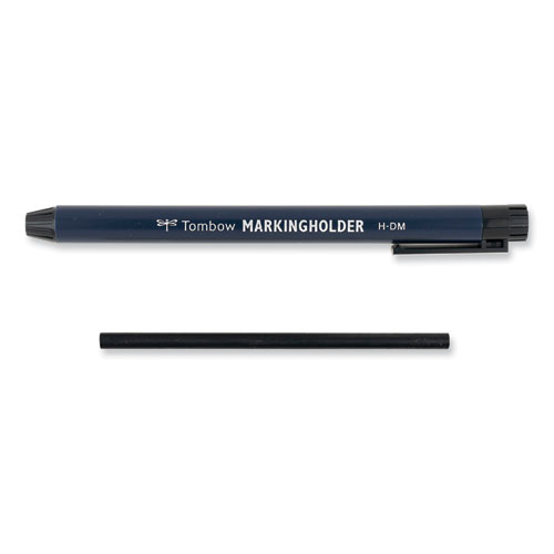 Picture of Mechanical Wax-Based Marking Pencil Refills. 4.4 mm, Black, 10/Box