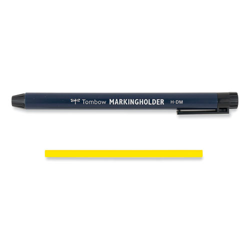 Picture of Mechanical Wax-Based Marking Pencil Refills. 4.4 mm, Yellow, 10/Box