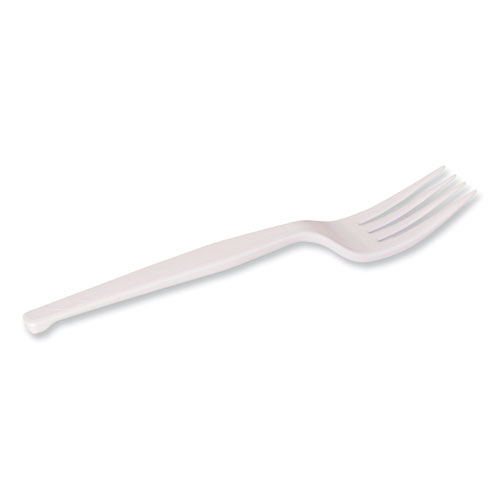 Picture of Plastic Cutlery, Heavy Mediumweight Fork, 100/Box