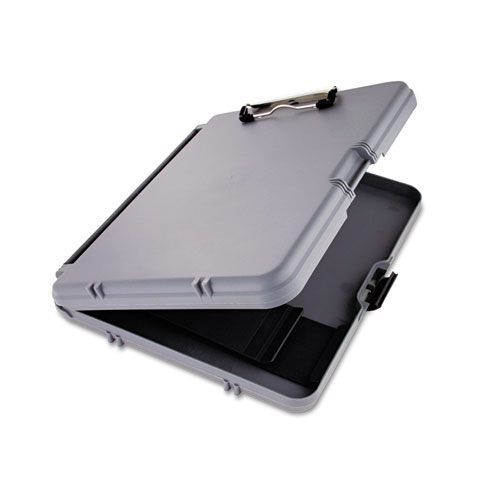 Picture of WorkMate Storage Clipboard, 0.5" Clip Capacity, Holds 8.5 x 11 Sheets, Charcoal/Gray