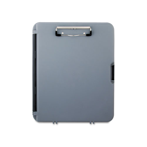 Picture of WorkMate Storage Clipboard, 0.5" Clip Capacity, Holds 8.5 x 11 Sheets, Charcoal/Gray