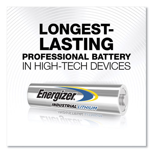 Picture of Industrial Lithium AAA Battery, 1.5 V, 4/Pack, 6 Packs/Box