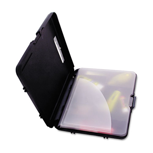 Picture of WorkMate II Storage Clipboard, 0.5" Clip Capacity, Holds 8.5 x 11 Sheets, Black/Charcoal