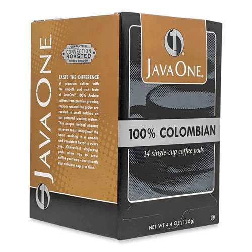 Picture of Coffee Pods, Colombian Supremo, Single Cup, 14/Box