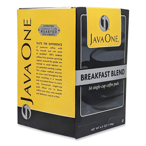 Picture of Coffee Pods, Breakfast Blend, Single Cup, 14/Box