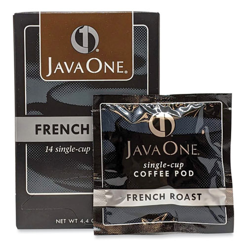 Picture of Coffee Pods, French Roast, Single Cup, 14/Box