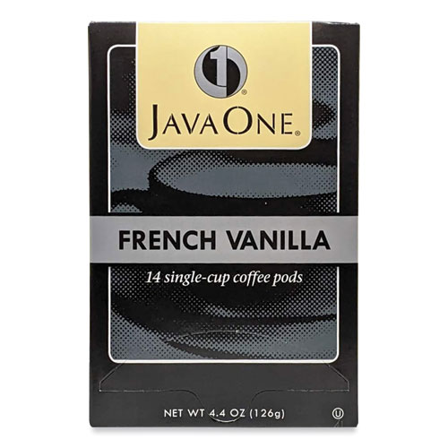 Picture of Coffee Pods, French Vanilla, Single Cup, 14/Box