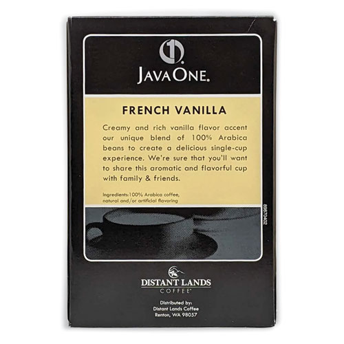 Picture of Coffee Pods, French Vanilla, Single Cup, 14/Box