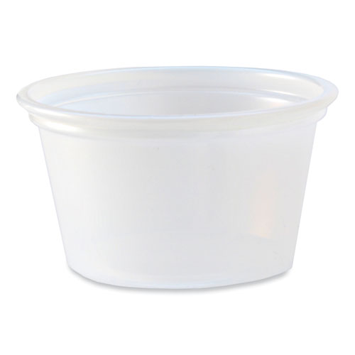 Picture of Portion Cups, 0.75 oz, Translucent, 125/Sleeve, 20 Sleeve/Carton