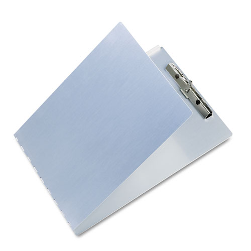 Picture of Aluminum Clipboard with Writing Plate, 0.5" Clip Capacity, Holds 8.5 x 11 Sheets, Silver