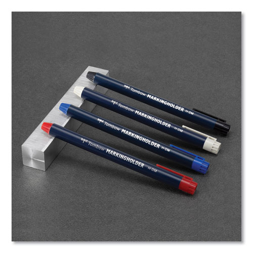 Picture of Mechanical Wax-Based Marking Pencil Refills, 4.4 mm, Red, 10/Box