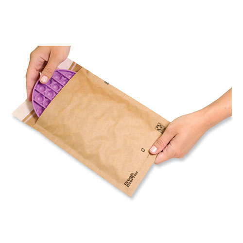 Picture of EverTec Curbside Recyclable Padded Mailer, #0, Kraft Paper, Self-Adhesive Closure, 7 x 9, Brown, 300/Carton