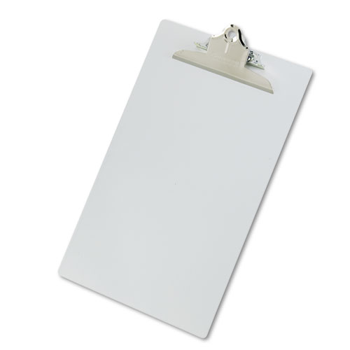 Recycled+Aluminum+Clipboard+with+High-Capacity+Clip%2C+1%26quot%3B+Clip+Capacity%2C+Holds+8.5+x+14+Sheets%2C+Silver