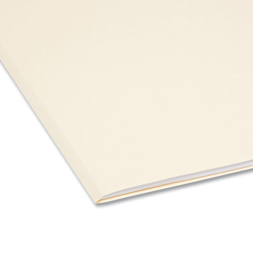 Picture of Manila File Folders, 1/3-Cut Tabs: Center Position, Letter Size, 0.75" Expansion, Manila, 100/Box