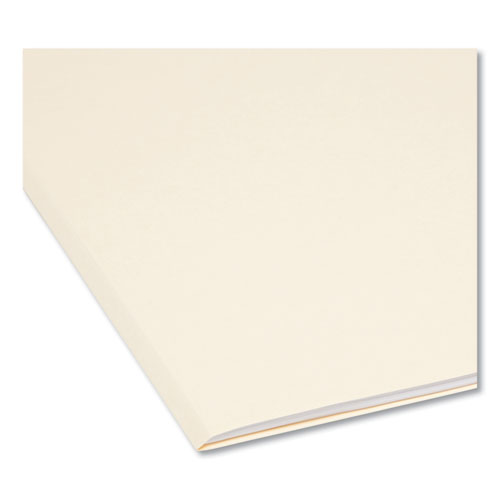 Picture of Reinforced Guide Height File Folders, 2/5-Cut Printed Tabs: Right Position, Letter Size, 0.75" Expansion, Manila, 100/Box