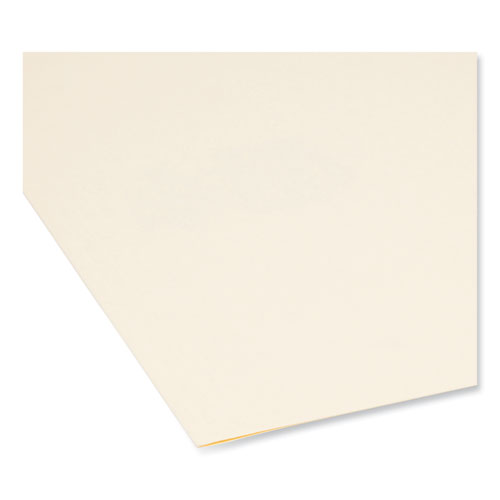 Picture of SuperTab Top Tab File Folders, 1/3-Cut Tabs: Assorted, Letter Size, 0.75" Expansion, 14-pt Manila, 50/Box