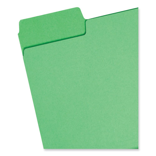 Picture of Erasable SuperTab File Folders, 1/3-Cut Tabs: Assorted, Letter Size, 0.75" Expansion, Assorted Colors, 24/Pack