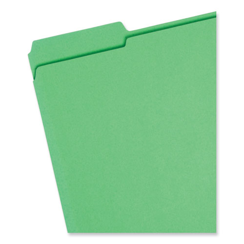 Picture of Reinforced Top Tab Colored File Folders, 1/3-Cut Tabs: Assorted, Letter Size, 0.75" Expansion, Assorted Colors, 12/Pack