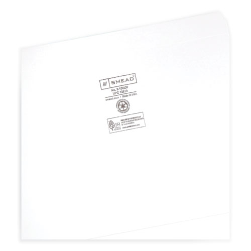 Picture of Reinforced Top Tab Colored File Folders, Straight Tabs, Letter Size, 0.75" Expansion, White, 100/Box