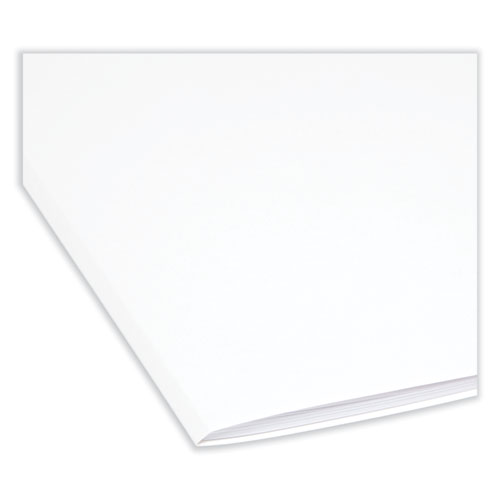 Picture of Reinforced Top Tab Colored File Folders, 1/3-Cut Tabs: Assorted, Letter Size, 0.75" Expansion, White, 100/Box