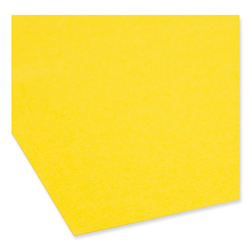 Picture of Top Tab Colored Fastener Folders, 0.75" Expansion, 2 Fasteners, Letter Size, Yellow Exterior, 50/Box