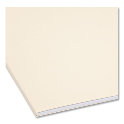 Picture of Top Tab Fastener Folders, Straight Tabs, 0.75" Expansion, 2 Fasteners, Letter Size, Manila Exterior, 50/Box