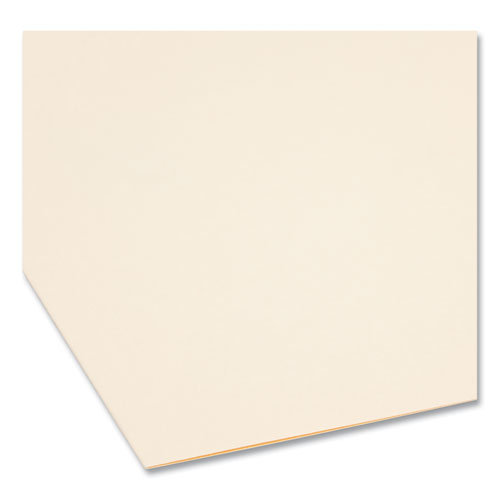 Picture of Top Tab Fastener Folders, 1/3-Cut Tabs: Assorted, 0.75" Expansion, 1 Fastener, Letter Size, Manila Exterior, 50/Box