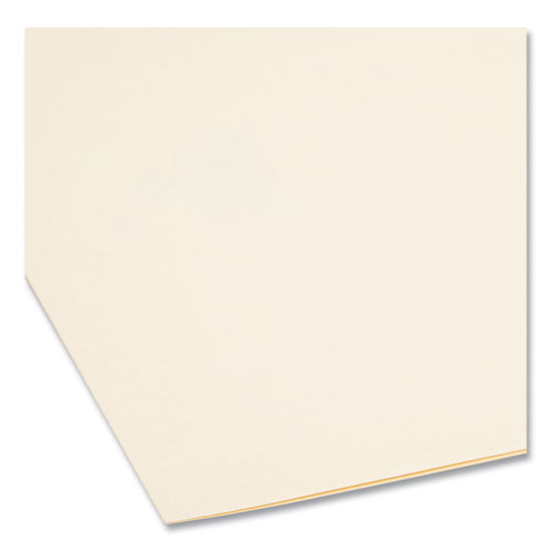 Picture of Top Tab Fastener Folders, 1/3-Cut Tabs: Right, 0.75" Expansion, 2 Fasteners, Letter Size, Manila Exterior, 50/Box