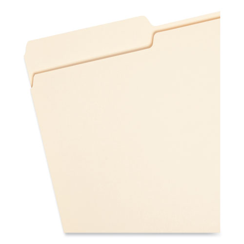 Picture of Manila File Folders, 1/3-Cut Tabs: Left Position, Legal Size, 0.75" Expansion, Manila, 100/Box