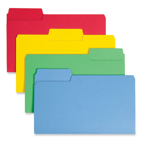 SuperTab+Colored+File+Folders%2C+1%2F3-Cut+Tabs%3A+Assorted%2C+Legal+Size%2C+0.75%26quot%3B+Expansion%2C+14-pt+Stock%2C+Assorted+Colors%2C+50%2FBox