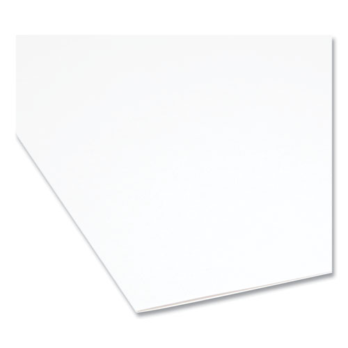 Picture of Reinforced Top Tab Colored File Folders, 1/3-Cut Tabs: Assorted, Legal Size, 0.75" Expansion, White, 100/Box