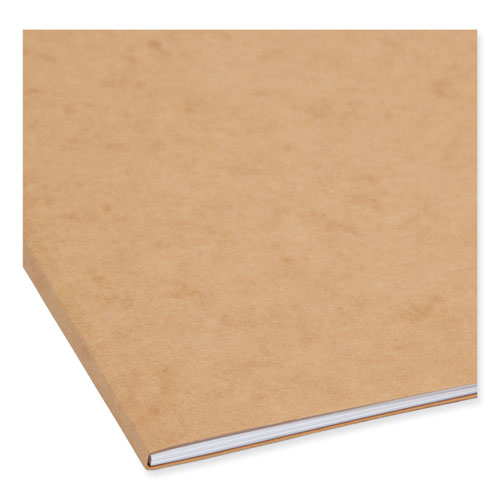 Picture of Top Tab Fastener Folders, Guide-Height 2/5-Cut Tabs, 0.75" Expansion, 2 Fasteners, Legal Size, 17-pt Kraft, 50/Box