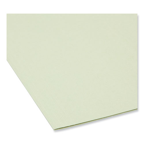 Picture of Erasable FasTab Hanging Folders, Letter Size, 1/3-Cut Tabs, Moss, 20/Box