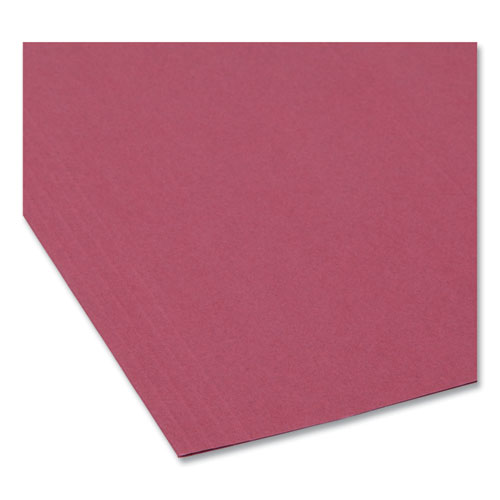 Picture of Colored Hanging File Folders with 1/5 Cut Tabs, Letter Size, 1/5-Cut Tabs, Assorted Jewel Tone Colors, 25/Box