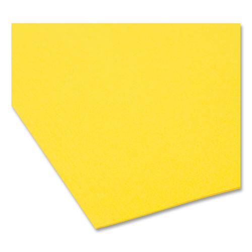 Picture of FasTab Hanging Folders, Letter Size, 1/3-Cut Tabs, Yellow, 20/Box