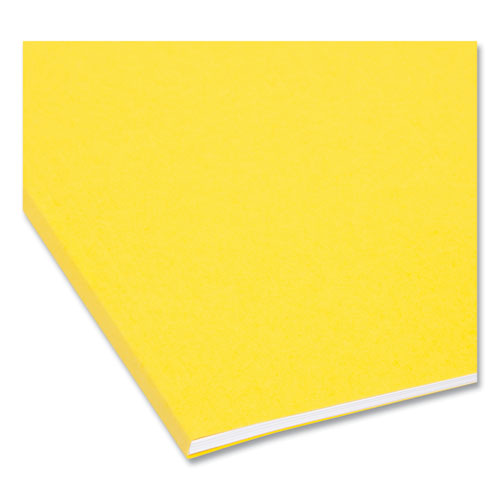 Picture of FasTab Hanging Folders, Letter Size, 1/3-Cut Tabs, Yellow, 20/Box