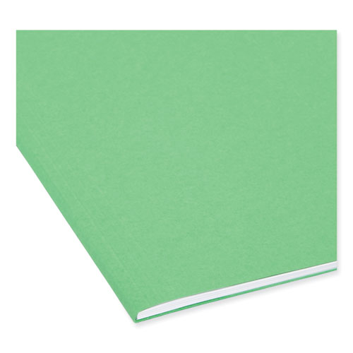 Picture of FasTab Hanging Folders, Letter Size, 1/3-Cut Tabs, Green, 20/Box