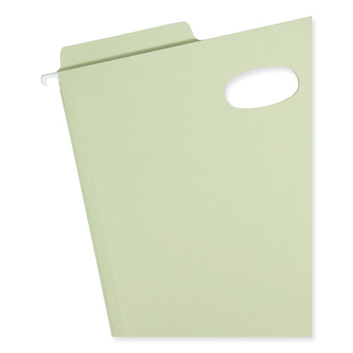 Picture of FasTab Hanging Pockets, Letter Size, 1/3-Cut Tabs, Moss, 9/Box