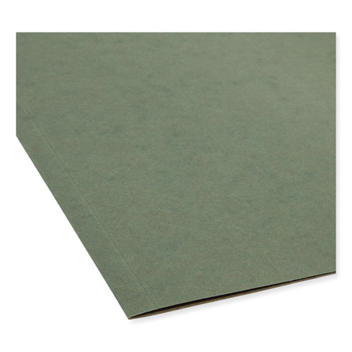 Picture of Box Bottom Hanging File Folders, 1" Capacity, Letter Size, Standard Green, 25/Box