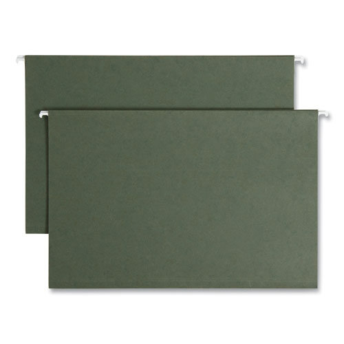Picture of Box Bottom Hanging File Folders, 1" Capacity, Legal Size, Standard Green, 25/Box