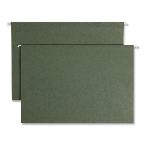 Picture of Box Bottom Hanging File Folders, 2" Capacity, Legal Size, Standard Green, 25/Box