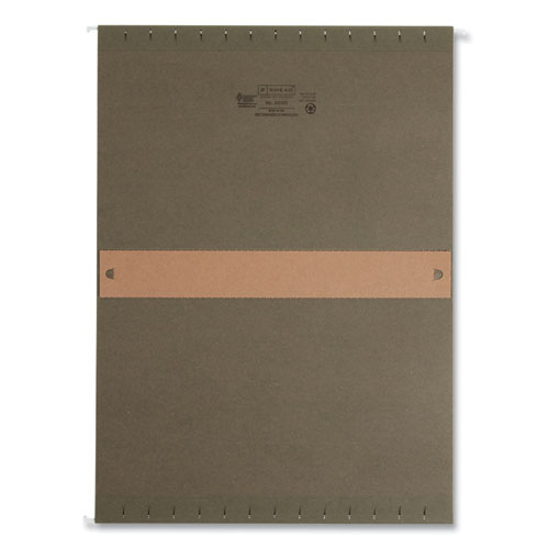 Picture of Box Bottom Hanging File Folders, 2" Capacity, Legal Size, Standard Green, 25/Box